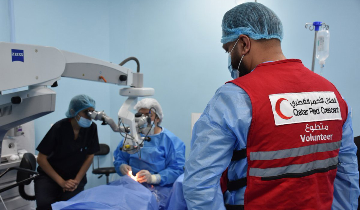 QRCS Concludes Eye Disease Treatment Medical Convoy in Iraqi Kurdistan